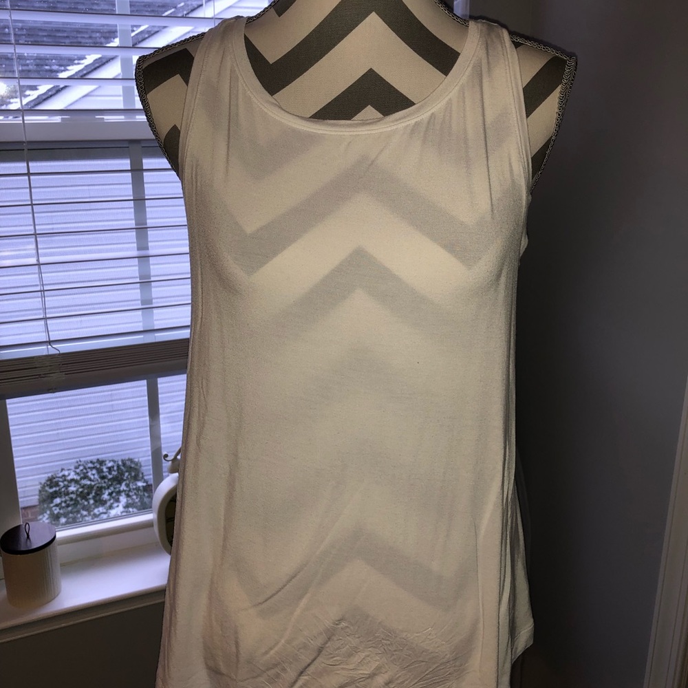 White tank top